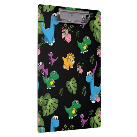 Funny Dinosaur, bladeren Klembord (Rechts)