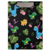 Funny Dinosaur, bladeren Klembord (Voorkant)