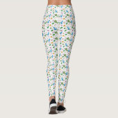 Funny Dinosaur bladeren Leggings (Achterkant)