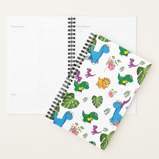 Funny Dinosaur, bladeren Planner (Display)