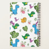 Funny Dinosaur, bladeren Planner (Achterkant)
