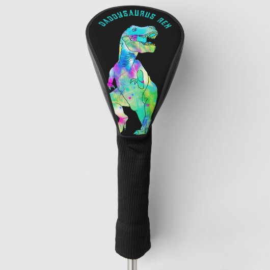 Funny Dinosaur Dad Joke Golfheadcover (Voorkant)
