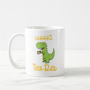 Funny Dinosaur Drink Tea Rex Tyrannosaurus Koffiemok