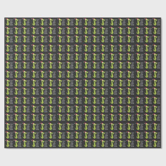 Funny Dinosaur Fa Ra Rawr Rawr kerstt Rex Cadeaupapier (Vlak)