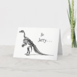 Funny Dinosaur Humor voegt een naam Birthday Greet Kaart<br><div class="desc">Fun verjaardagskaart voor vrienden en familie met een goed gevoel voor humor. Voeg hun naam toe om zich te personaliseren en zij zullen zo onder de indruk zijn dat zij de dinosaurusverwijzing kunnen over het hoofd zien. Bekijk hier meer leuke verjaardagskaarten op Zigglets bij Zazzle. Hieronder vind je een link...</div>