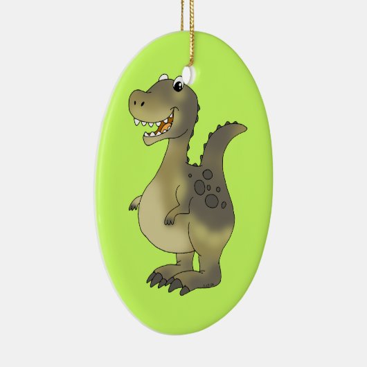 Funny dinosaur keramisch ornament (Rechts)