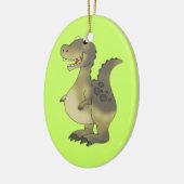 Funny dinosaur keramisch ornament (Links)