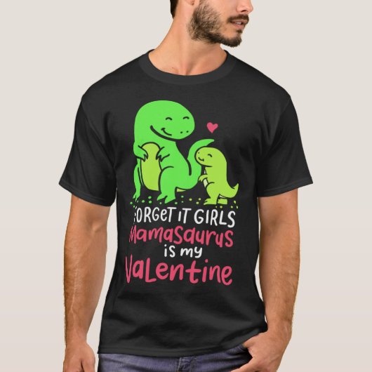 Funny Dinosaur Lover Gift for Son Mamasaurus Is My T-shirt (Voorkant)