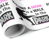 Funny Dinosaur Mam is een Walk in het Park Cadeaupapier (Rol Hoek)