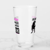 Funny Dinosaur Mam is een Walk in het Park Glas (Links)