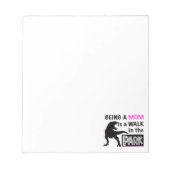 Funny Dinosaur Mam is een Walk in het Park Notitieblok (Voorkant)