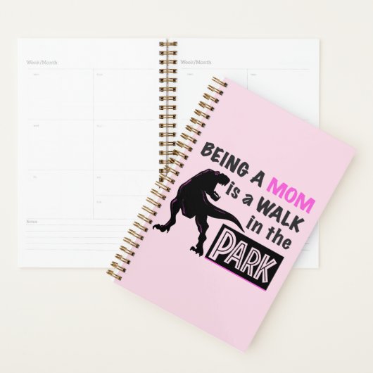 Funny Dinosaur Mam is een Walk in het Park Planner (Display)