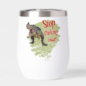 Funny Dinosaur Stop Clicking (Achterkant)