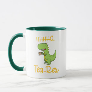 Funny Dinosaur Tea Rex Tyrannosaurus Birthday Mok