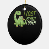 Funny Dinosaur Tooth Fairy Kinder T Rex I heeft mi Keramisch Ornament (Links)