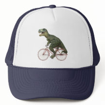 Funny Dinosaur TRex Bicycle T-Shirt