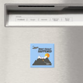 Funny Dinosaur-uitsterven Magneet (Insitu (Vaatwasser))