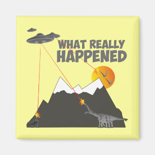 Funny Dinosaur-uitsterven Magneet