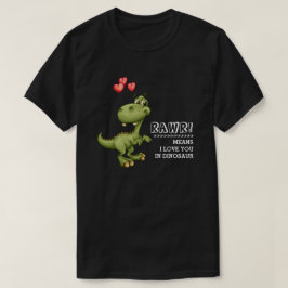 Funny Dinosaur Valentijnsdag Gift T-Shirts