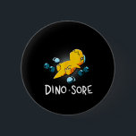 Funny Dinosaur Workout Gym Fitness Lifting  Ronde Button 5,7 Cm<br><div class="desc">Funny Dinosaur Workout Gym Fitness Lifting</div>