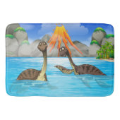 Funny Dinosaurs badmatten (Voorkant)