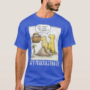 Funny dinosaurs en Noahs ark graphics design T-shirt