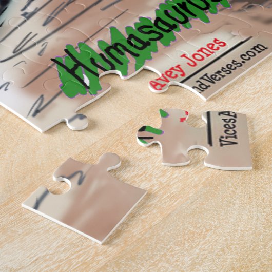 Funny Dinosaurs protesteert tegen de Cartoon "Red  Legpuzzel (Zijkant)