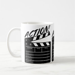 Funny Director Klapbord Filmmaker T-shirt Cadeau Koffiemok