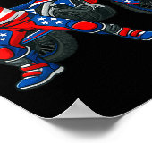 Funny Dirt Bike Art Rider Motocross Motorcycle Dir Poster (Hoek)