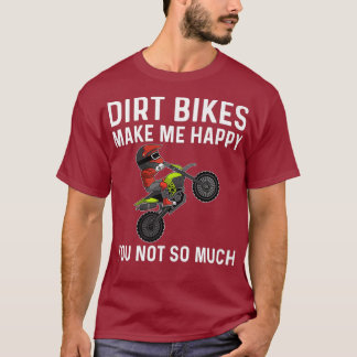 Funny Dirt Bike Gift Mannen Vrouwen Motocross Ride T-shirt