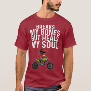 Funny Dirt Bike Gift Mannen Vrouwen Motocross Ride T-shirt