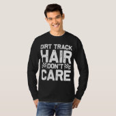 Funny Dirt Track Racing Gift for Women Man Dirt Bi T-shirt (Voorkant volledig)