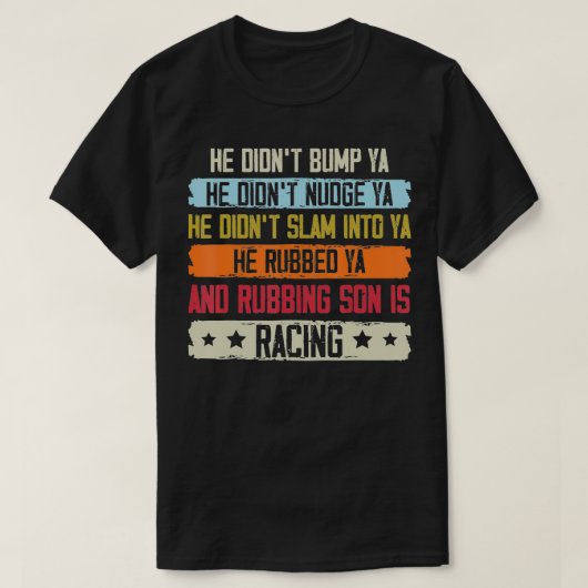 Funny Dirt Track Racing Sprint Car Speedway Racer T-shirt (Design voorkant)
