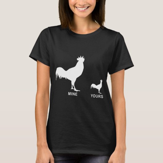 Funny Dirty Chicken T-shirt Rude-offensieve top-of (Voorkant)