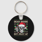 Funny Dirty Christmas Ugly Sweater  Sleutelhanger (Voorkant)