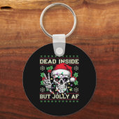 Funny Dirty Christmas Ugly Sweater Sleutelhanger (Voorkant)