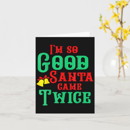 Funny Dirty Naughty Inappropriate Christmas  Kaart (Gele Bloem)