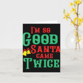 Funny Dirty Naughty Inappropriate Christmas T Shir Kaart (Gele Bloem)