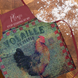 Funny Dirty Rooster Humor voor hem Schort