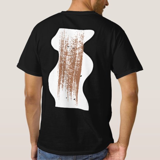 Funny Dirty Toilet Paper T-shirt (Achterkant)