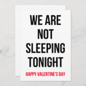 Funny Dirty Valentijnsdag card Feestdagenkaart (Voorkant / Achterkant)