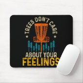 Funny Disc Golf Apparel Co. Disc Golf Trees Don't Muismat (Met muis)