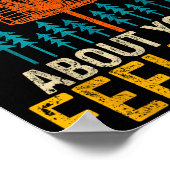 Funny Disc Golf Apparel Co. Disc Golf Trees Don't Poster (Hoek)