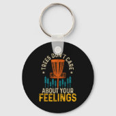 Funny Disc Golf Apparel Co. Disc Golf Trees Don't Sleutelhanger (Voorkant)