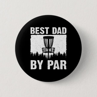 Funny Disc Golf Art For Men Dad Disc Golf Player D Ronde Button 5,7 Cm