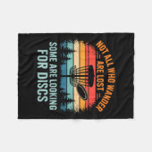 Funny Disc Golf Art For Men Women Disc Golfer Play Fleece Deken (Voorkant (Horizontaal))