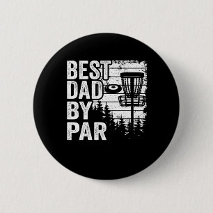 Funny Disc Golf Basket Beste vader per stuk Ronde Button 5,7 Cm