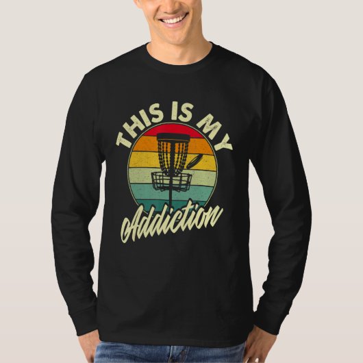 Funny Disc Golf Distress Frisbee Golf Ad T-shirt (Voorkant)