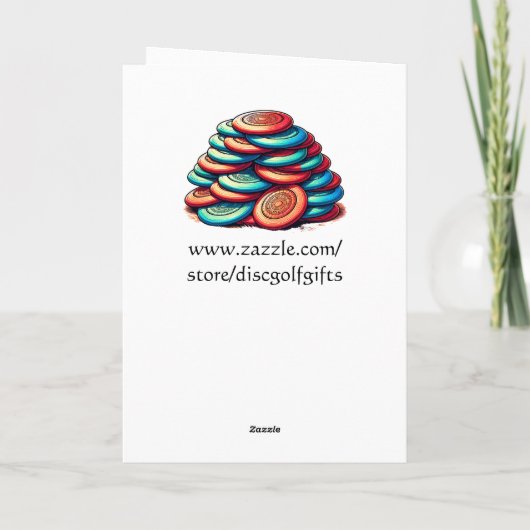 Funny Disc Golf Humor Verjaardag Kaart (Achterkant)