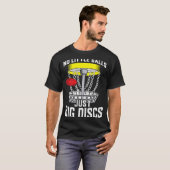 Funny Disc Golf Outfit T-shirt (Voorkant volledig)